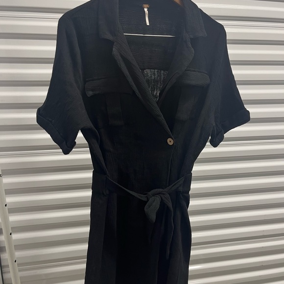 Free People Button Dress - Picture 3 of 5